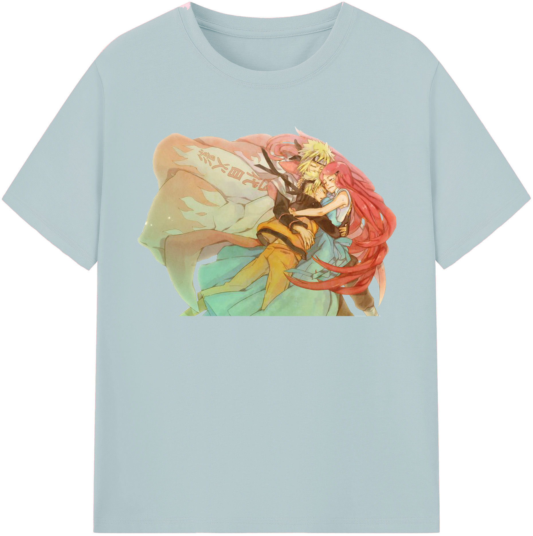 （画像用） NARUTO -ナルト- うずまき ナルト Uzumaki Naruto 綿100％半袖Tシャツ（フロントプリント）